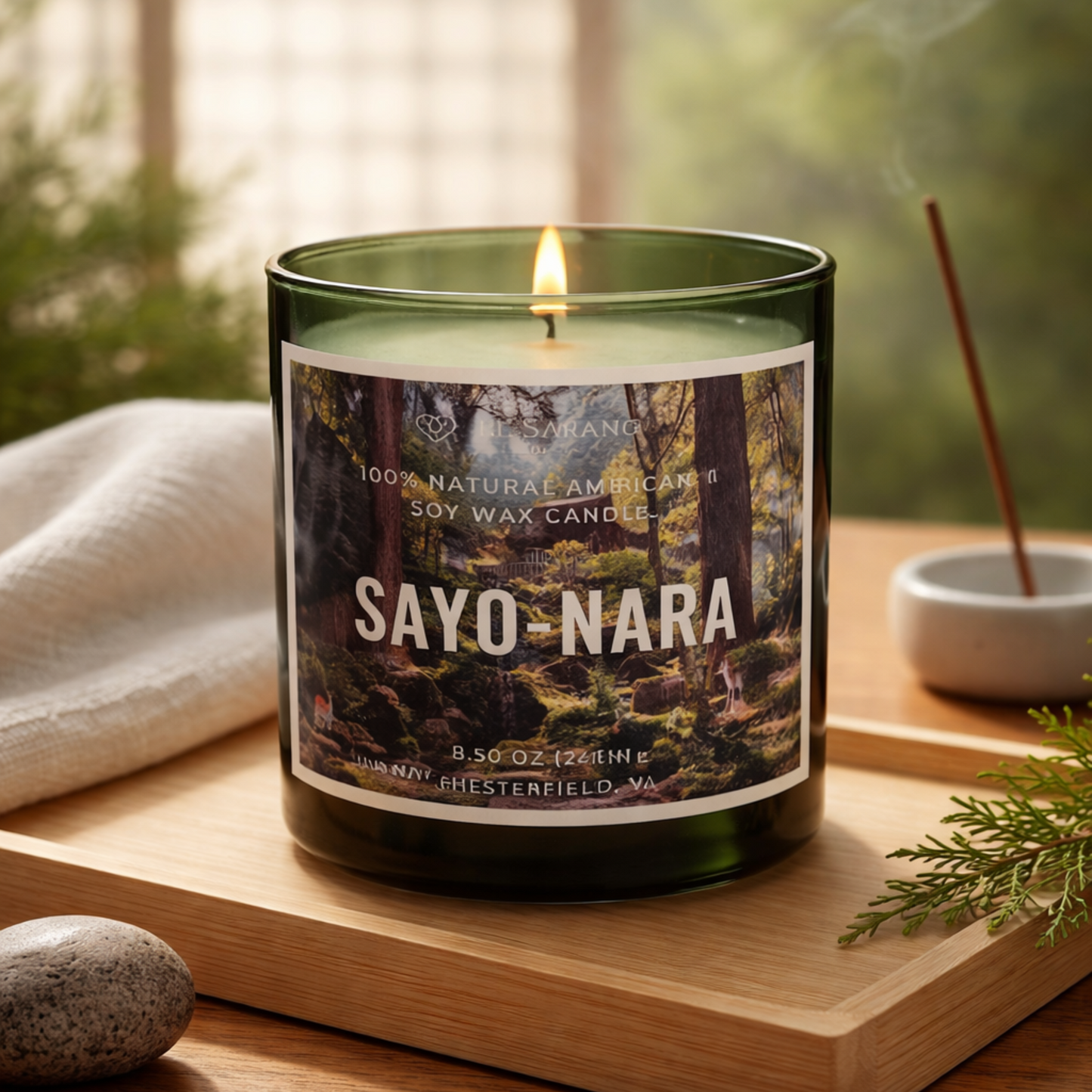 Sayo- Nara | Nara City, Japan| 100% American Soy Candle