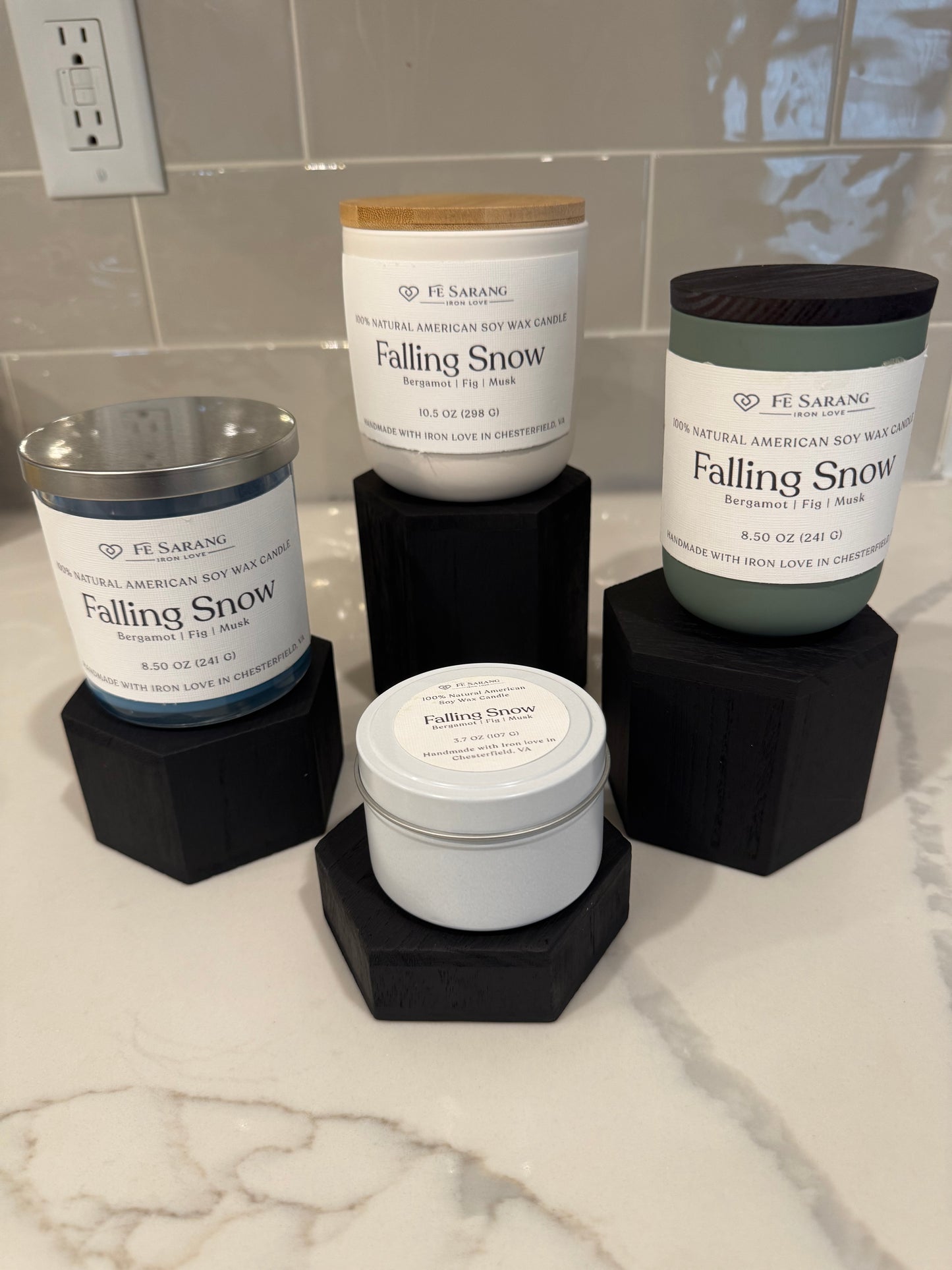 Falling Snow | All-Natural Candle