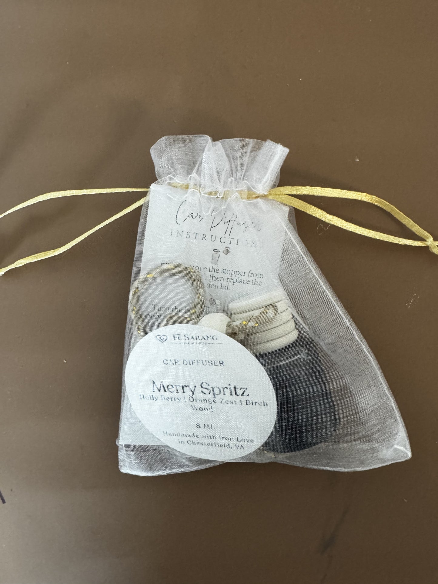 Hanging Car Diffuser - Merry Spritz